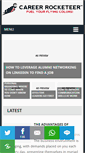 Mobile Screenshot of about.careerrocketeer.com