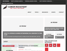 Tablet Screenshot of about.careerrocketeer.com